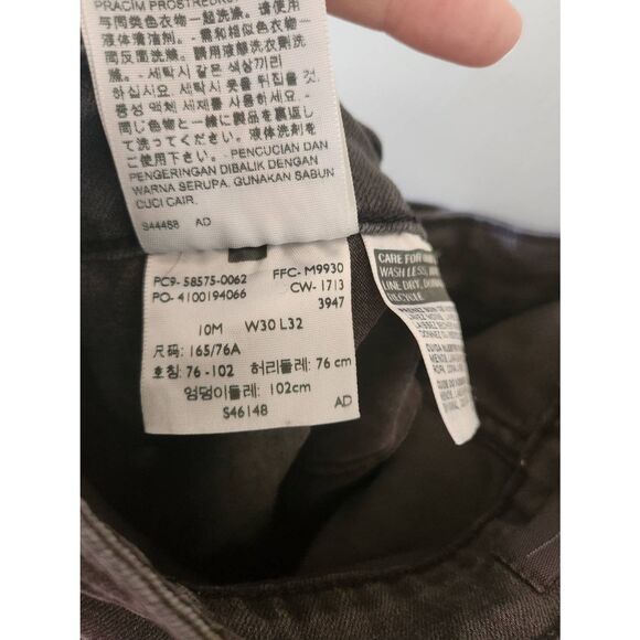 Levi Strauss Size 10 Mid Rise Skinny Jeans Signature Black Denim - Picture 6 of 6